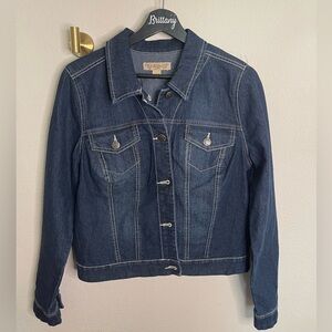 Nine West Vintage America Blue Denim Jacket